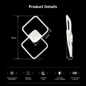KAUFHOF Lampada da Soffitto Smart, 28W Lampada a LED da Soffitto Dimmerabile con Telecomando, Compatibile con Matter/Alexa/HomeK - Product Image 2