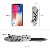 Clé multifonction avec 7 outils/pince coupante/coupe-fil/visseuse plate/visseuse cruciforme/pliable et portable