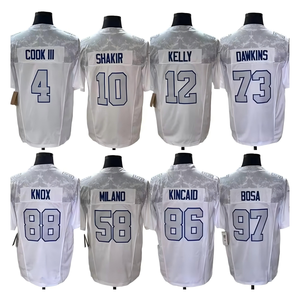 เสื้อฟุตบอลบัฟฟาโล รีไวล์รีส์ รุ่นใหม่ล่าสุด 17 จอช แอลเลน 0 คีออน โคลแมน 4 เจมส์ คุ๊ก F.U.S.E. เสื้อฟุตบอลเย็บติดตราธงชาติสหรัฐอเมริกา - Product Image 1