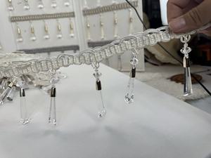 Perles acryliques Baxarama, garniture à franges perlées pour rideaux, tissus d'ameublement, vêtements, textiles de maison, décoration intérieure, modèle Zhejiang - Product Image 3