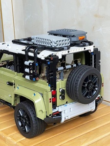 Bloques <span class=keywords><strong>de</strong></span> Construcción <span class=keywords><strong>de</strong></span> Plástico Compatibles con Vehículos Todoterreno Land Rover Defender, Juguete <span class=keywords><strong>de</strong></span> Ensamblaje <span class=keywords><strong>de</strong></span> Auto Deportivo, Regalo Unisex - Product Image 3