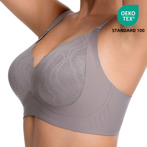 Soutien-gorge sans armatures de haute qualité, sans coutures, à couvrance complète, à maintien élevé, push-up, <span class=keywords><strong>grande</strong></span> <span class=keywords><strong>taille</strong></span>, pour femmes - Product Image 2