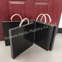 Vente en gros de matériel recyclé Uhmwpe Tampon de stabilisateur Plaques de stabilisateur en plastique PE-HD Tampons de stabilisateur de grue mobile