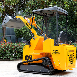 Minicargadora de 920 kg con motor St490r, con ruedas/cadenas, para uso doméstico, fácil de operar - Product Image 4