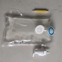 Pochette de recharge pour savon liquide avec bec verseur, sans BPA, anti-fuite, transparente, pour savon pour les mains et désinfectant pour les mains, vente en gros