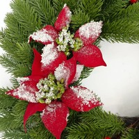 Pabrik grosir jarum pinus buatan untuk karangan bunga Natal untuk dekorasi pesta