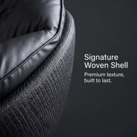 Fauteuil pivotant en forme d'œuf, revêtement en cuir souple, fauteuil d'appoint rotatif à une seule place pour salon, réception, villa, maison