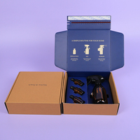 Boîte pliante en carton écologique personnalisée pour suppléments de santé, avec insert pour flacons de vitamines et compte-gouttes