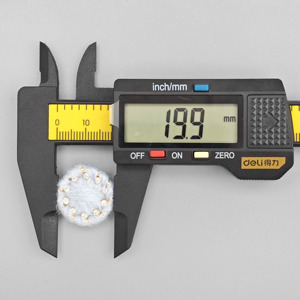 Manufacturer Customized Style Crystal <strong>Glass</strong> Metal <strong>Button</strong> Blue Color <strong>Shank</strong> Round <strong>Button</strong> for Woolen Coat - Product Image 3