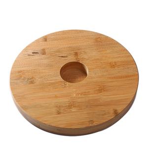 Base Redonda de Madera de Alta Calidad para Narguile, Tabla de Bambú para Narguile con Luz LED - Product Image 3