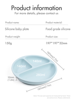 Newsun-Silicone vente en gros bébé Silicone nouveauté écologique Led sevrage cadeau ensemble enfants plaque d'aspiration