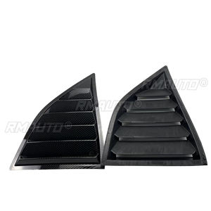 Volets de fenêtre latérale arrière pour Dodge Challenger 2008-2023, couvre-ventilations, accessoires de voiture, pièces automobiles, noir mat - Product Image 2