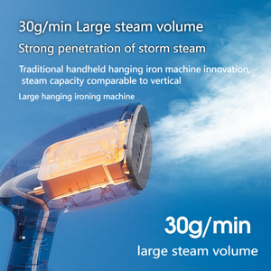 Nueva Plancha de Vapor Portátil Pequeña para el Hogar, de Gran Capacidad, con Cepillo y Ajuste Multiposición para Ropa - Product Image 6