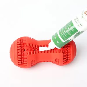 Jouets pour chiens en caoutchouc souple et résistant, jouets de nettoyage dentaire, jouets en forme de barre pour animaux de compagnie, jouets à mâcher couineurs pour chiots, soulagement de l'anxiété et de l'ennui pour les chiens - Product Image 5