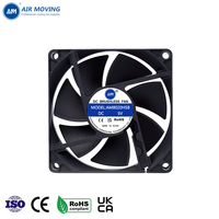 Ventilateur DC AM8020H5B 80x80x20mm, ventilateur de refroidissement sans balais DC 5V, mince, faible bruit, haut débit d'air, refroidisseur axial pour mini PC, périphérique USB