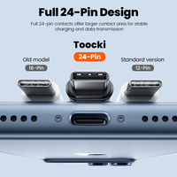 Penutup Debu Tipe-C Berkualitas Tinggi Toocki, Adaptor Pelindung Port Anti Aus untuk Ponsel, Tablet, dan Keyboard