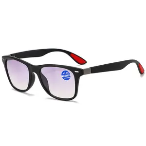 Gafas de Sol para mujer, gafas de lectura bifocales 2024, gafas de lectura con luz azul, gafas antiluz azul, 7 dioptrías, alta calidad, para hombre