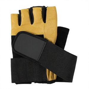 ATTIRELY SPORTS Gants de fitness en néoprène à demi-doigts pour musculation et entraînement en salle de sport, unisexe, avec sangle de poignet réglable à scratch - Product Image 1