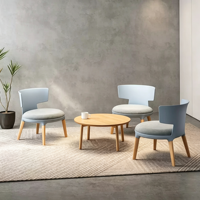 Fauteuil de salon moderne en plastique pour la maison, le bureau et le salon, design ergonomique, coussin doux, durable