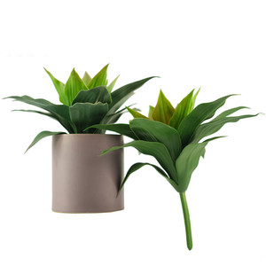 Venta al por mayor de fábrica: Plantas tropicales, planta de sisal, suculenta grande, <span class=keywords><strong>maguey</strong></span>, planta artificial de agave para decoración floral - Product Image 3