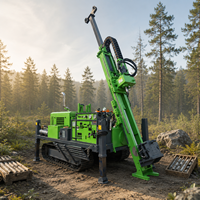 Foreuse carottière portable à moteur diesel, profondeur 1000 m, système entièrement hydraulique, vitesse de forage rapide pour l'exploitation minière