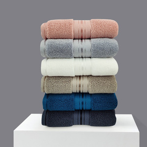 Chất Lượng Hàng Đầu Tùy Chỉnh Sang Trọng Màu Trắng 100% Bông Khuôn Mặt Mềm Mại Tay Phòng Tắm Khăn Set Dày Khăn Tắm Set Cho Khách Sạn - Product Image 1