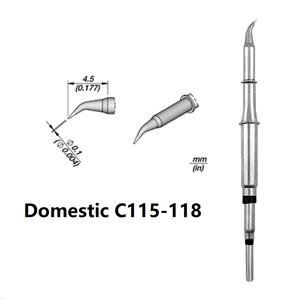 Pointes de <span class=keywords><strong>fer</strong></span> à <span class=keywords><strong>souder</strong></span> C115-118 de haute qualité <span class=keywords><strong>JBC</strong></span> C115 Station de soudage électronique sans plomb avec poignée - Product Image 1