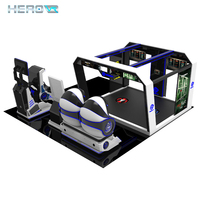 HEROVR Parc d'aventure métallique intérieur, retour sur investissement rapide, son immersif, simulateur VR 9D, machine d'arcade
