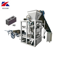 Machine à Briques Multifonctionnelle Compacte Production Rapide 4-26, Très Demandée au Kenya, Utilisant la Technologie de Fabrication de Blocs de Ciment