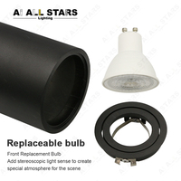 Support de montage en surface pour spot cylindrique GU10, cadre de spot orientable, boîtier de fixation pour downlight