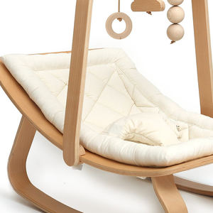 Columpio de madera para bebé, mecedora de gimnasio para niño, cama de <span class=keywords><strong>cuna</strong></span> pequeña para dormir, sofá de equilibrio, silla para bebé - Product Image 4