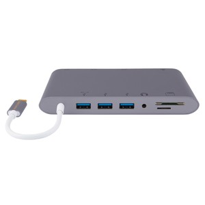 多个<span class=keywords><strong>USB</strong></span> Type-C集线器，带HDMI VGA <span class=keywords><strong>USB</strong></span> 3.0读卡器<span class=keywords><strong>USB</strong></span>对接集线器站 - Product Image 1