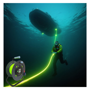 Éclairage de guidage de bateau de sauvetage flexible et pliable Sauvetage forestier d'urgence pour randonneurs perdus Recherche Rayon de courbure ≤ Sécurité de l'eau