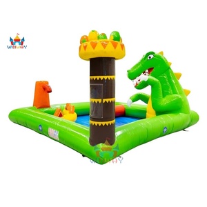 Tobogán Acuático Inflable Comercial de Alta Calidad, Juego Interactivo de Escalada para Niños - Product Image 4