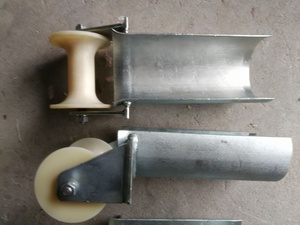 Poulies de rouleau de câble en acier électrique de protection d'entrée de cordage de la série D de <span class=keywords><strong>Donghuan</strong></span> pour la protection - Product Image 2