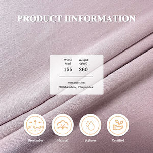 Vortex <span class=keywords><strong>Jersey</strong></span> singolo elastico in bambù, morbido traspirante, abbigliamento primavera-estate, disponibile - Product Image 2