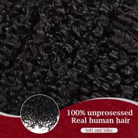Venta al por Mayor de Cabello Humano 100% Hecho a Mano, Cabello Humano Rizado Tipo Pluma para Instalación Invisible
