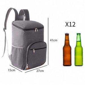 Sac à dos isotherme multifonctionnel grande capacité en aluminium pour pique-nique, glacière portable pour 4 personnes - Product Image 2