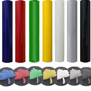 Film de transfert thermique 3D en vinyle expansé (HTV) pour <span class=keywords><strong>gravure</strong></span>, haute température, épais, pour application textile, en PU - Product Image 2