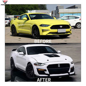 ชุดแต่งตัวถังรถยนต์แบบเต็มคันสำหรับ <span class=keywords><strong>Ford</strong></span> <span class=keywords><strong>Mustang</strong></span> GT500 ปี 2018-2023 สภาพใหม่ พร้อมกันชนหน้า-หลังและกระจังหน้า - Product Image 3