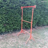 Tréteau d'échafaudage chevalet de maçon réglable en hauteur 1.2x2.19m Tréteau Macon avec pied pivotant treteaux de macon treteau maçonnerie