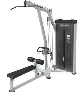 Machine Commerciale de Tirage Latéral et de Rame Verticale |   Appareil d'entraînement double fonction dos, poitrine et bras, cadre en acier réglable, pile de poids 70 kg - Product Image 1