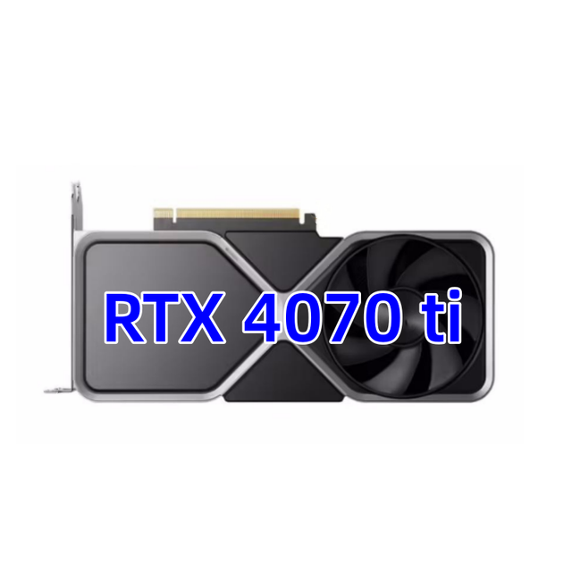 Cheap Graphics Rtx 4070 Ti Super 12GB 200W Gaming Design Desktop Computer GDDR6X 192bit