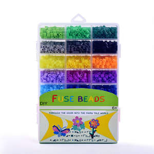 ลูกปัด perler สี24/36เป็นมิตรต่อสิ่งแวดล้อมลูกปัดของเล่นเพื่อการศึกษาที่มีสีสันขนาด5มม. - Product Image 2