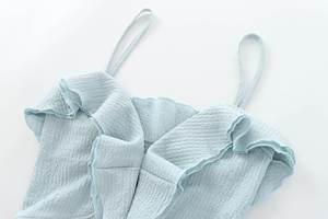 QSY 2025 Bl E Color Spaghetti Strap R Ffle Venta caliente Cas Al Fashion Tank Top para mujer - Product Image 3