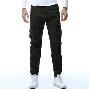 Pantaloni <span class=keywords><strong>Cargo</strong></span> tattici mimetici da uomo pantaloni da jogging mimetici pantaloni di cotone Casual Hip Hop nastro <span class=keywords><strong>verde</strong></span> maschile - Product Image 5