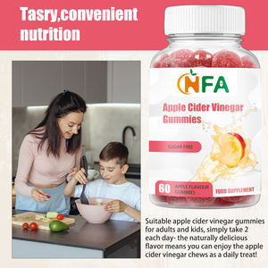 Complément Alimentaire OEM Gommes au Vinaigre de Cidre de Pomme avec Vitamine E Sans Sucre Soutien Santé Intestinale Bonbons Gommes pour la Perte de Poids - Product Image 5