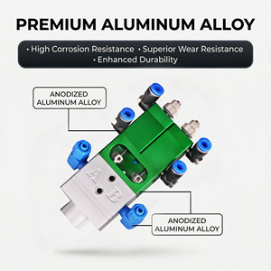 Vanne de contrôle AB à piston de précision en alliage d'aluminium robuste JAPI MY-717 |   Commande en gros |   Pour le potage des bords d'écrans LED - Product Image 4