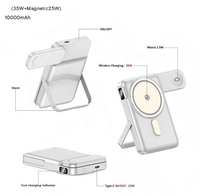 Batterie externe magnétique double usage PD35W Qi2.2 10000mAh 25W sans fil
