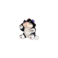 Vente chaude sac en peluche pendentif poupée en gros poupée en peluche vilain Lucifer chat porte-clés